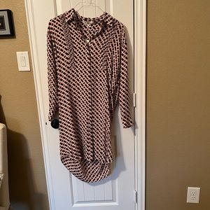 DVF Aliana 3D Chain Print Dress - Size S